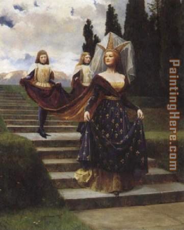 The Grand Lady painting - John Collier The Grand Lady art painting